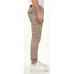 Life Style Butiken Ανδρικό Cargo παντελόνι χωρίς λάστιχο στον αστράγαλο LS1126.MW716.177.005 Μπεζ