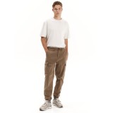 EMERSON ΑΝΔΡΙΚΟ ΠΑΝΤΕΛΟΝΙ CARGO CUFFED 252.EM42.09 D. BEIGE 4