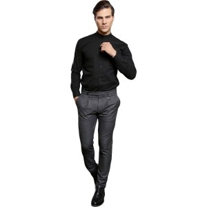 Ανδρικό παντελόνι TRESOR CARLO σε γκρι χρώμα σε ύφασμα εξαιρετικής ποιότητας TRESOR 4579 ΓΚΡΙ ΚΑΡΟ