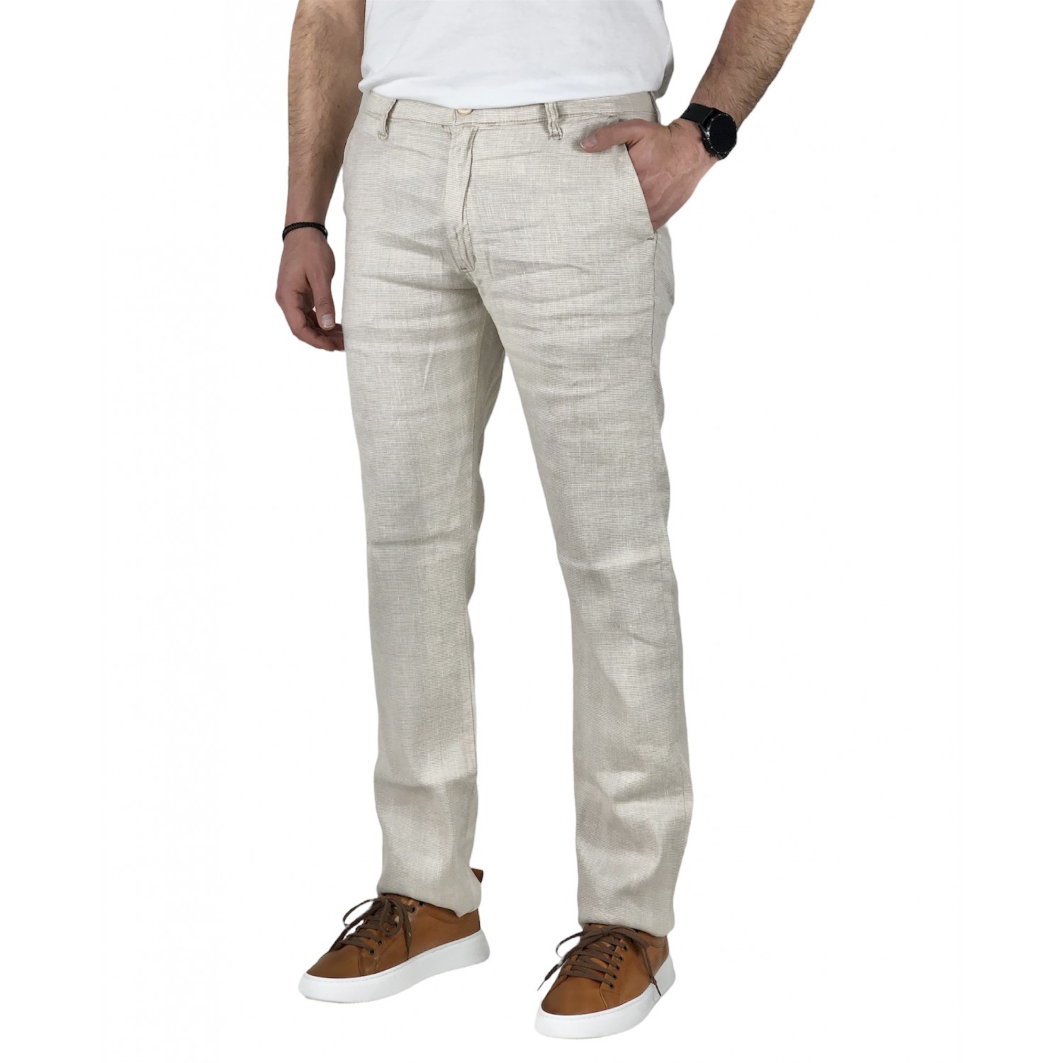 Ανδρικό Τσίνος παντελόνι TRAFFIC 48923 ΜΠΕΖ