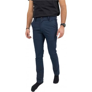 Ανδρικο Τσινος παντελονι για φθινόπωρο με ψηλό καβάλο και ελαστικό εξαιρετικής ποιότητας ύφασμα TRAFFIC RIVA ΜΠΛΕ