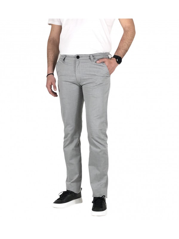 Life Style Butiken Ανδρικό Τσίνος παντελόνι FH17040 ΓΚΡΙ