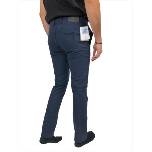 Ανδρικο Τσινος παντελονι για φθινόπωρο με ψηλό καβάλο και ελαστικό εξαιρετικής ποιότητας ύφασμα TRAFFIC RIVA ΜΠΛΕ