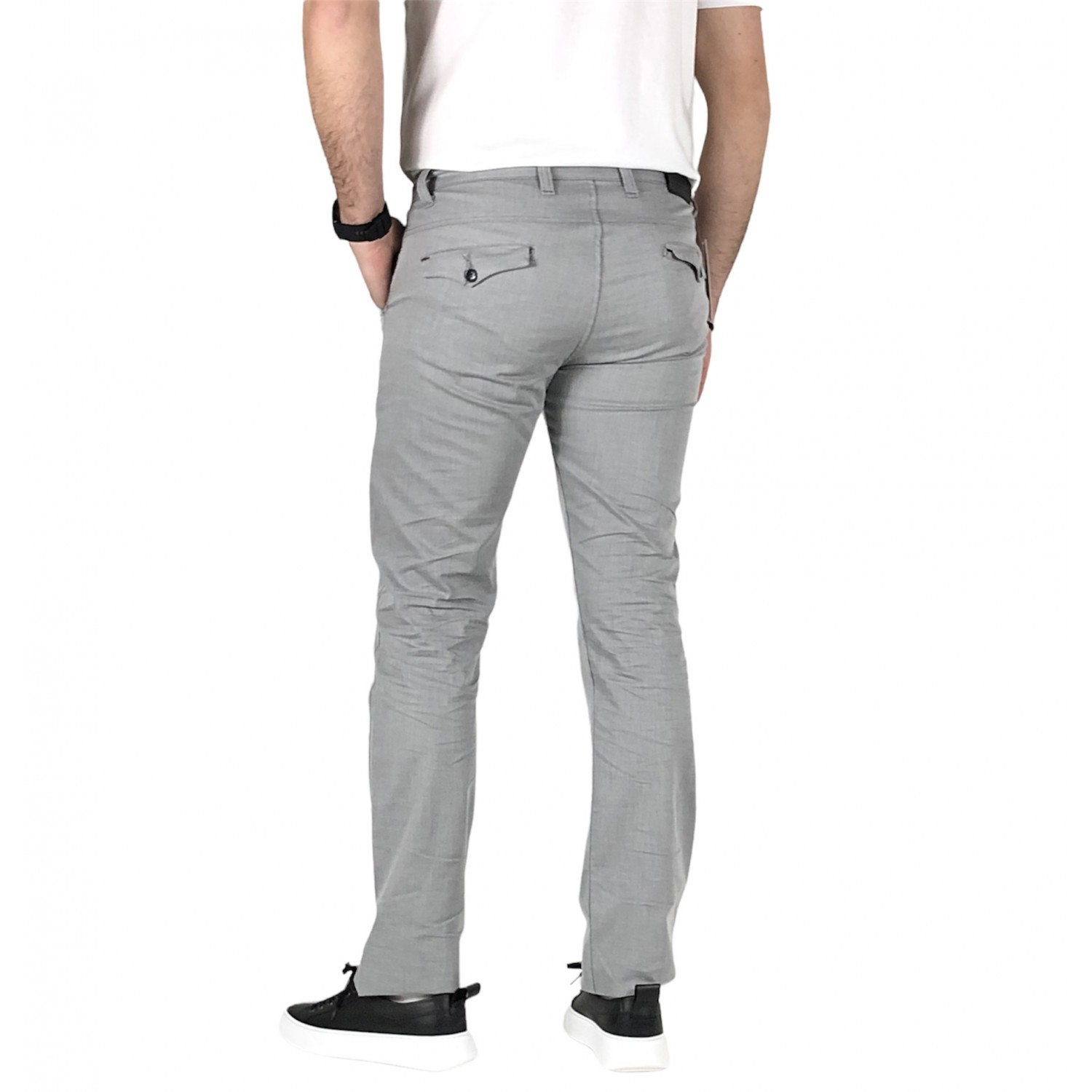 Life Style Butiken Ανδρικό Τσίνος παντελόνι FH17040 ΓΚΡΙ