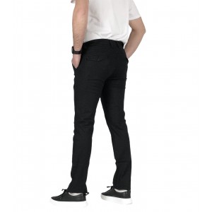 LIFE STYLE BUTIKEN Ανδρικό Τσίνος παντελόνι LS16030 ΜΑΥΡΟ