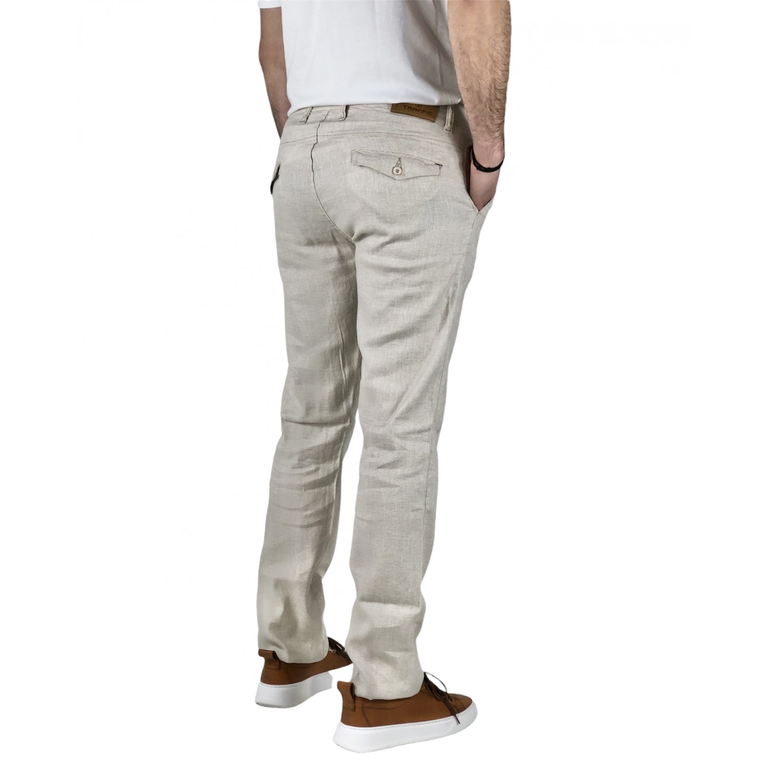 Ανδρικό Τσίνος παντελόνι TRAFFIC 48923 ΜΠΕΖ