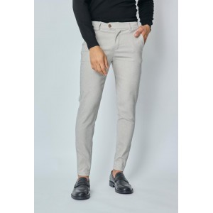 Life Style Butiken LS10290 Γκρι Ανδρικό Τσίνος Παντελόνι Slim Γραμμή