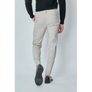 Life Style Butiken LS10290 Γκρι Ανδρικό Τσίνος Παντελόνι Slim Γραμμή