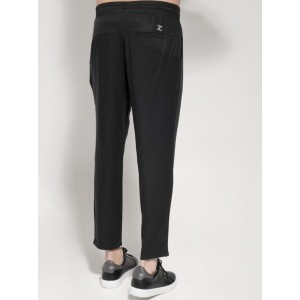 Life Style Butiken LS4182 Μαύρο Ανδρικό Παντελόνι Με Λάστιχο Στην Μέση Άνετη Εφαρμογή