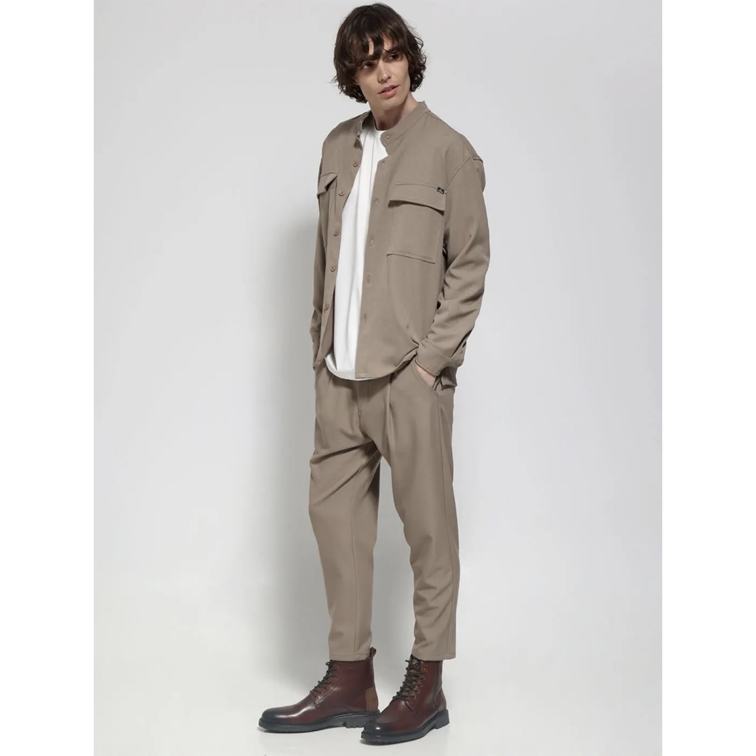 Life Style Butiken Ανδρικό Φορμοπαντέλονο LS14184 Μπεζ