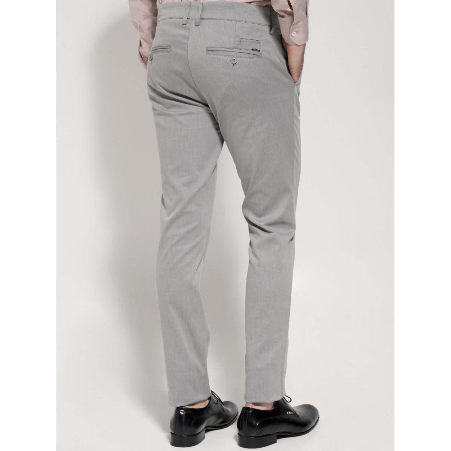 Life Style Butiken LS4483 Γκρι Ανδρικό Υφασμάτινο Παντελόνι Κανονική Εφαρμογή