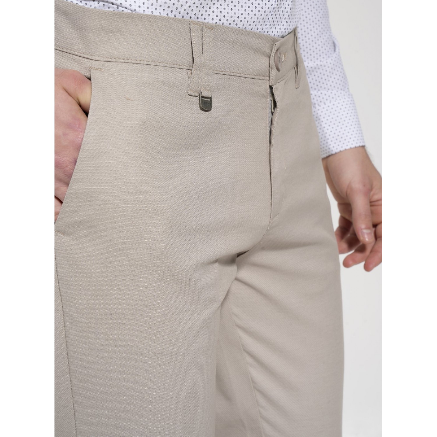 Life Style Butiken LS4487 Μπεζ Ανδρικό Υφασμάτινο Παντελόνι Κανονική Εφαρμογή