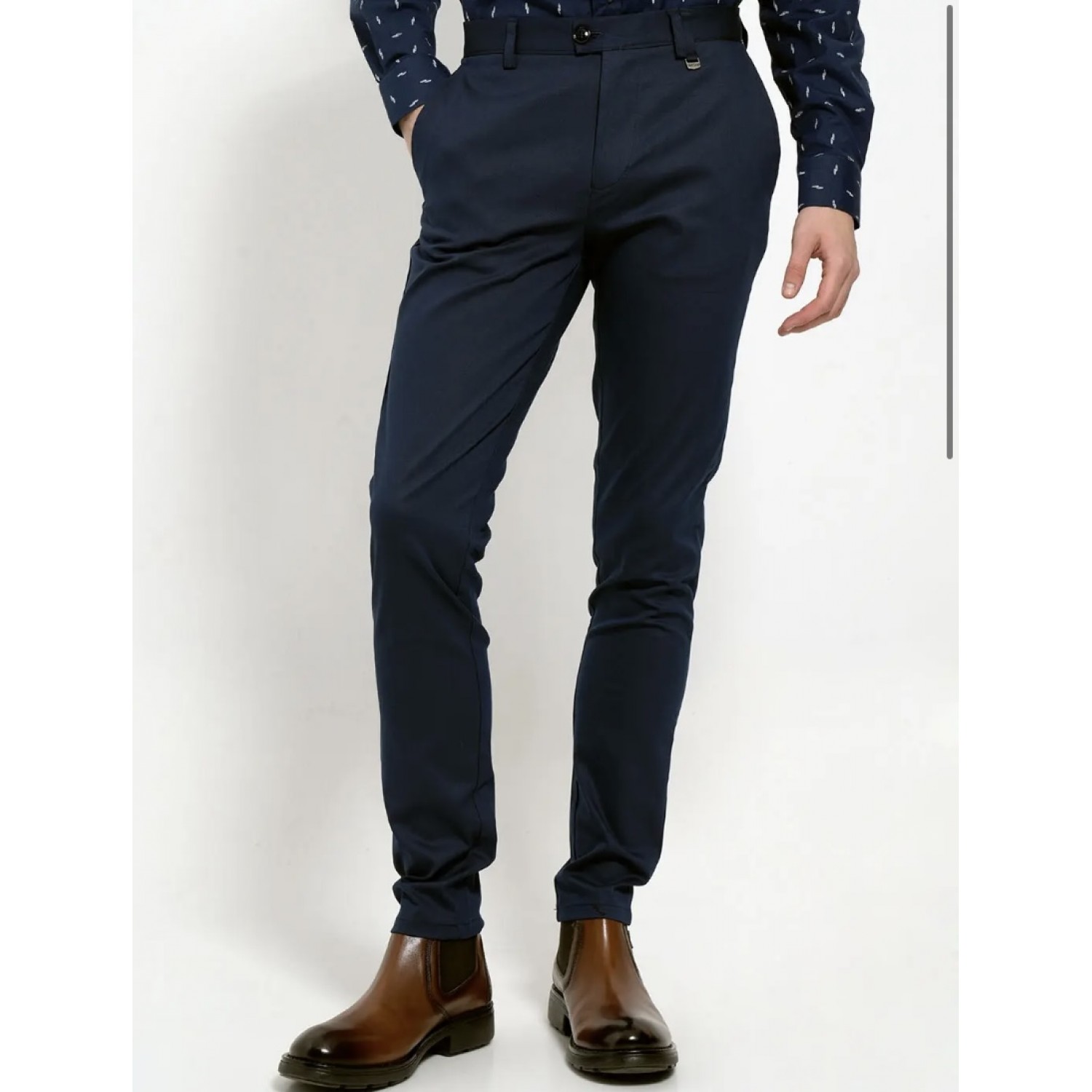 Life Style Butiken Ανδρικό Υφασμάτινο Παντελόνι LS14488 Navy