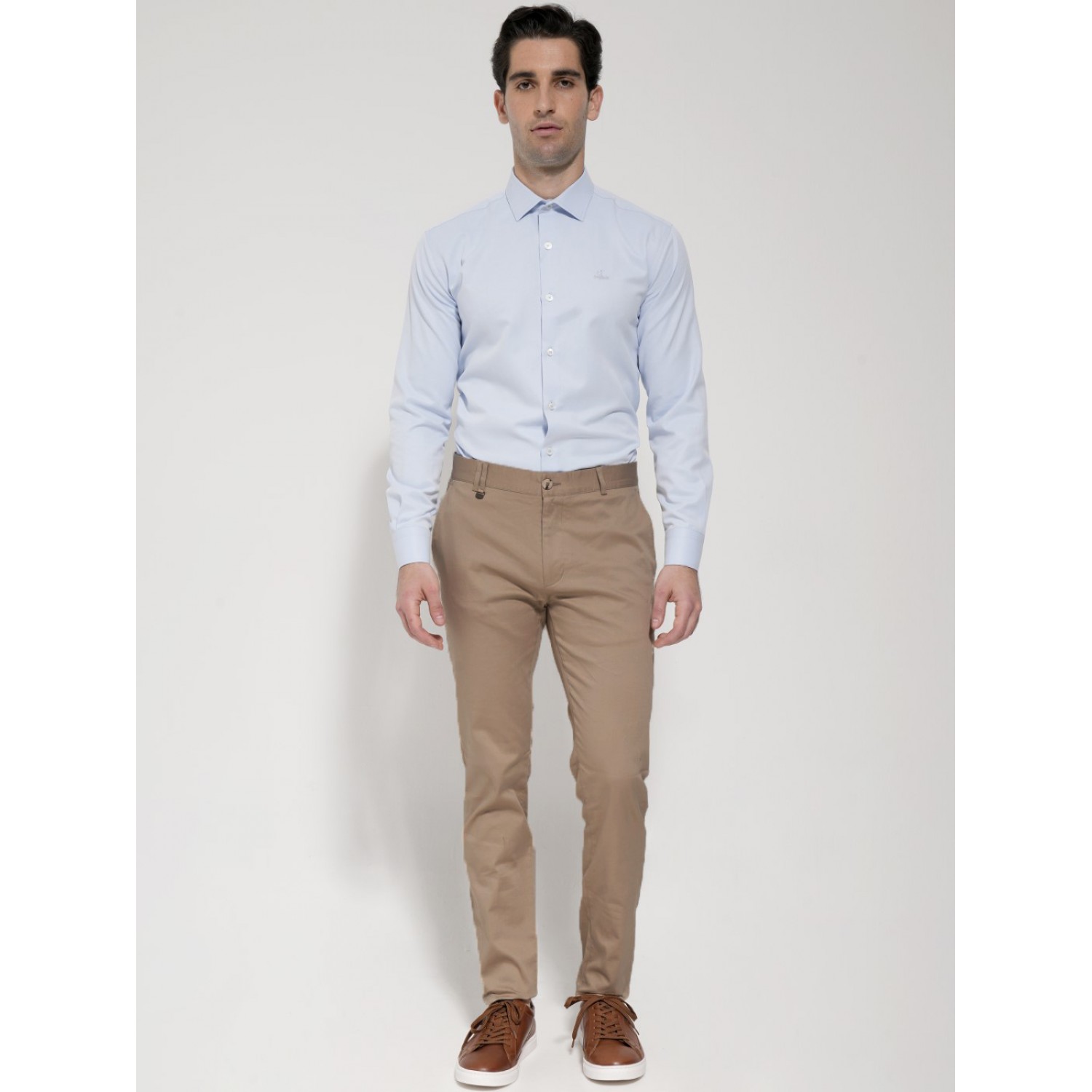 Life Style Butiken LS4590-2 Camel Ανδρικό Τσίνος Παντελόνι Κανονική Εφαρμογή