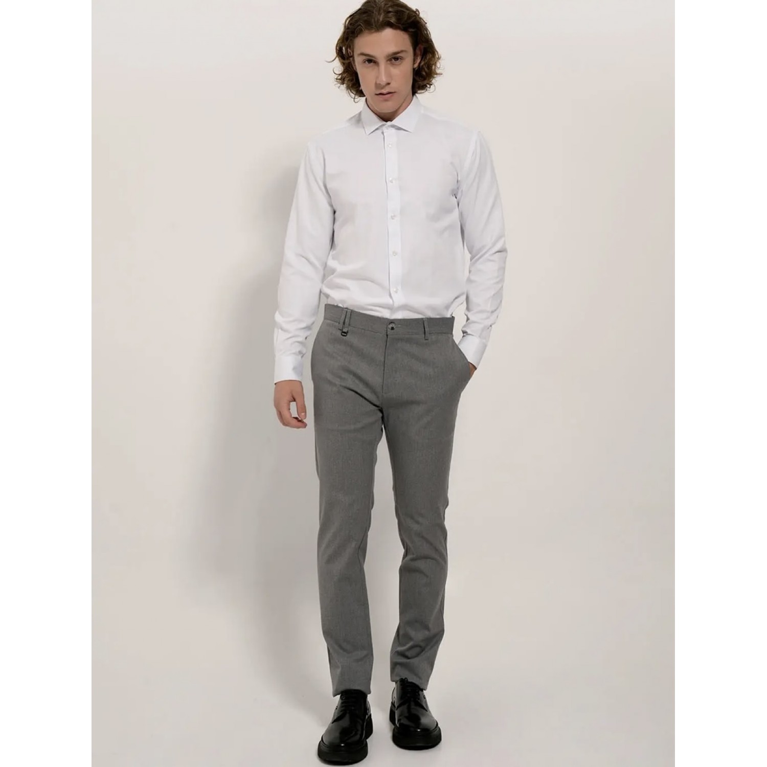 Life Style Butiken Ανδρικό Υφασμάτινο Παντελόνι LS14488 Γκρι