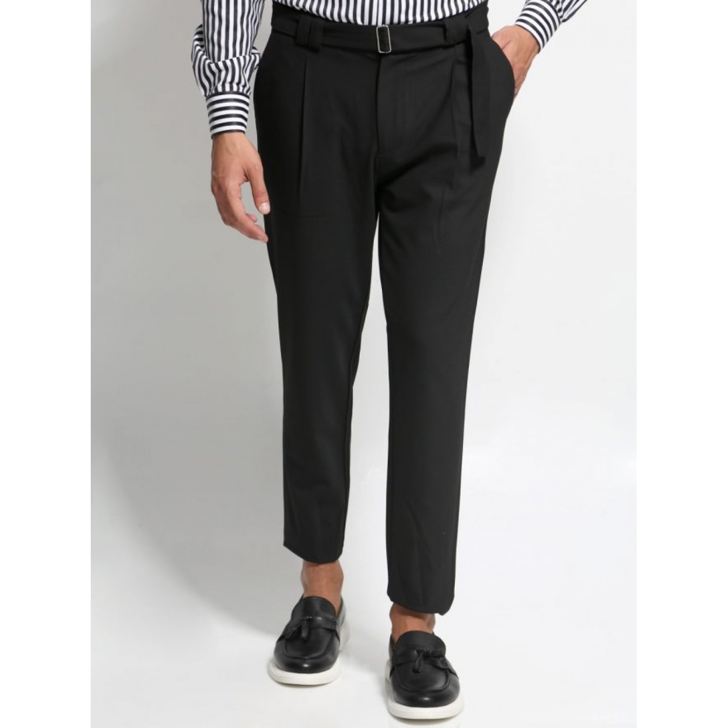 Ανδρικό παντελόνι Tresor 4613 Μαύρο