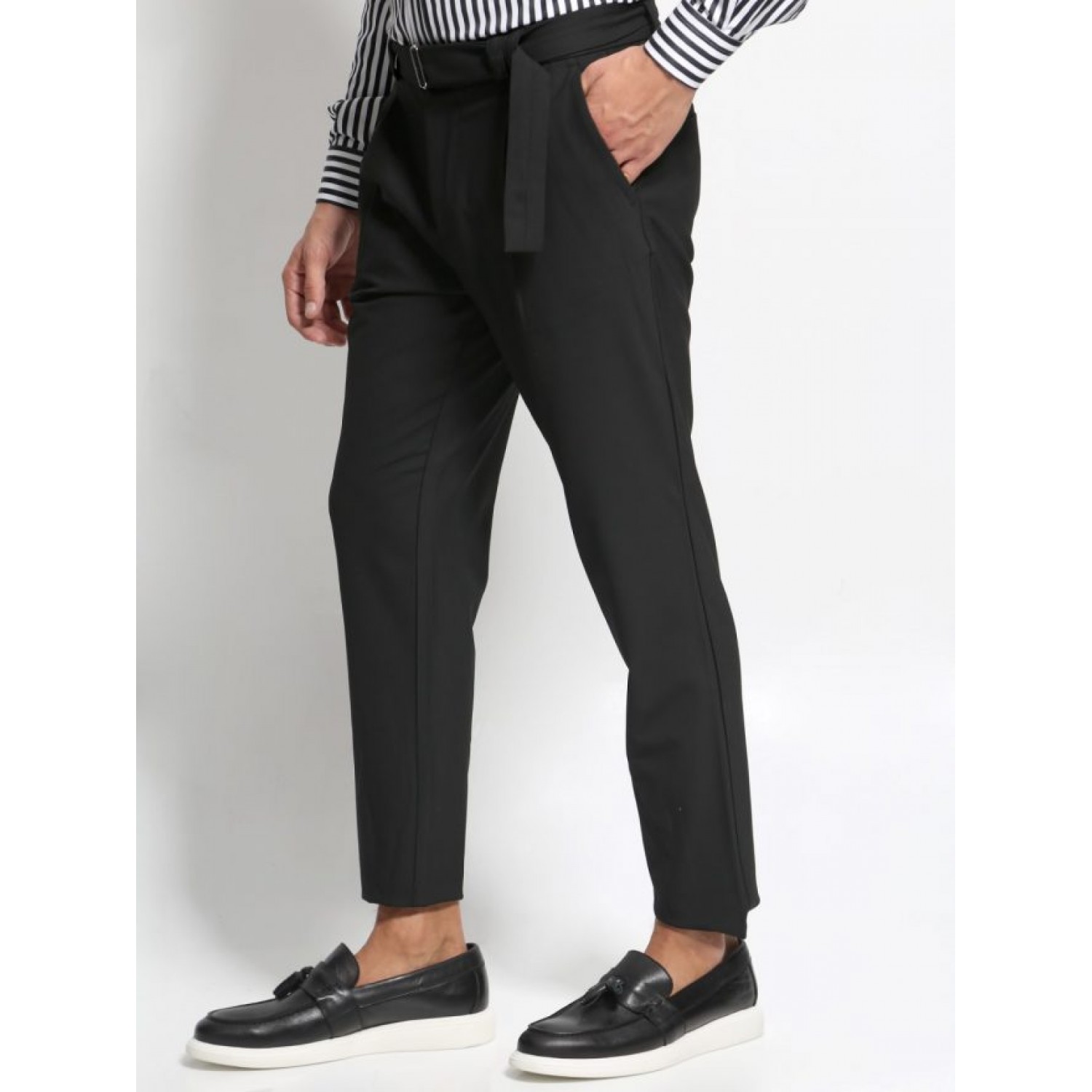 Ανδρικό παντελόνι Tresor 4613 Μαύρο