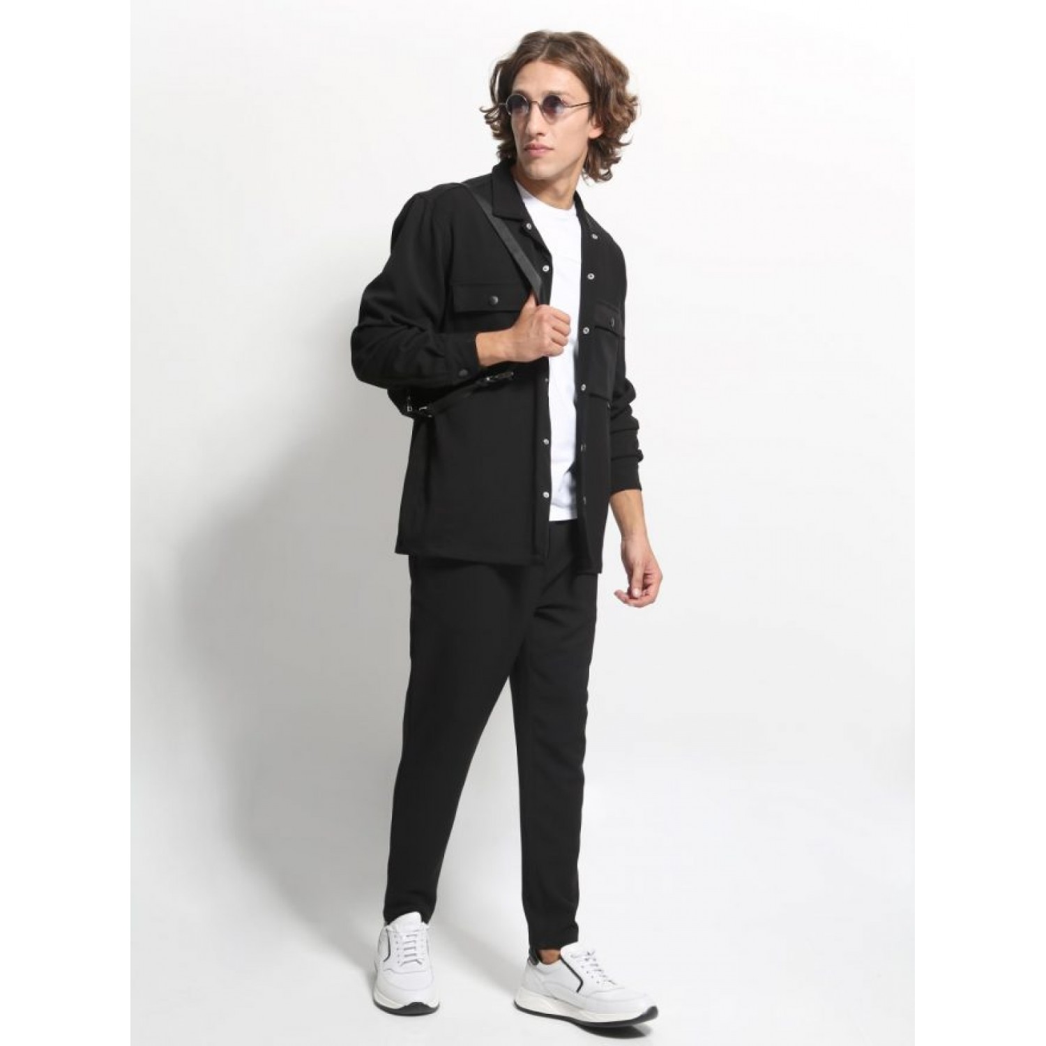 Ανδρικό παντελόνι Tresor 4152 Μαύρο