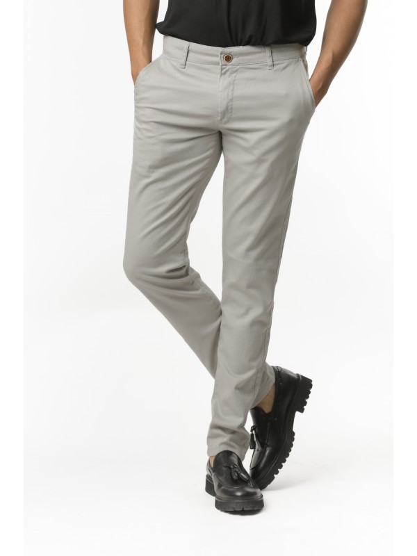 Life Style Butiken Ανδρικό Υφασμάτινο Παντελόνι Chinos LS1250 Γκρι