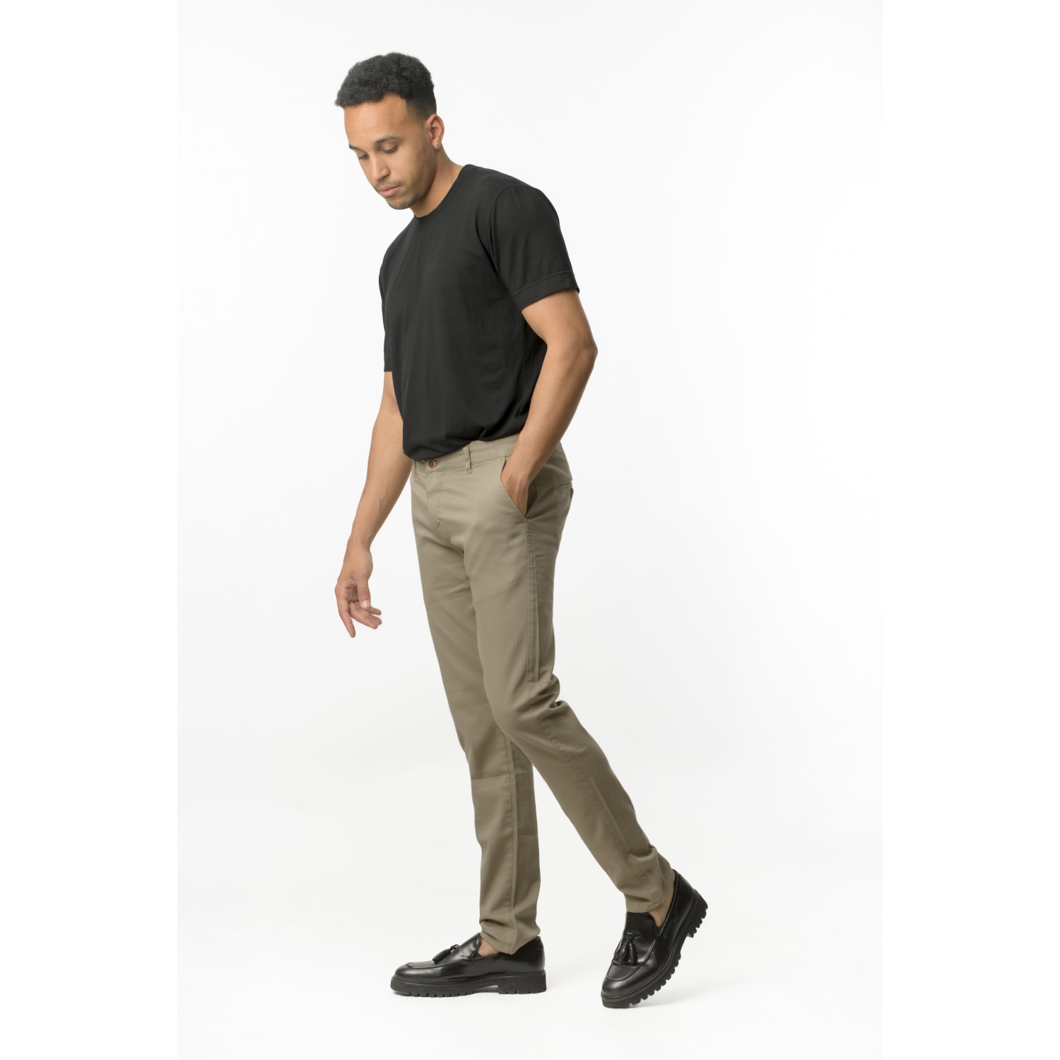 Life Style Butiken Ανδρικό Υφασμάτινο Παντελόνι Chinos LS1250 Μπέζ