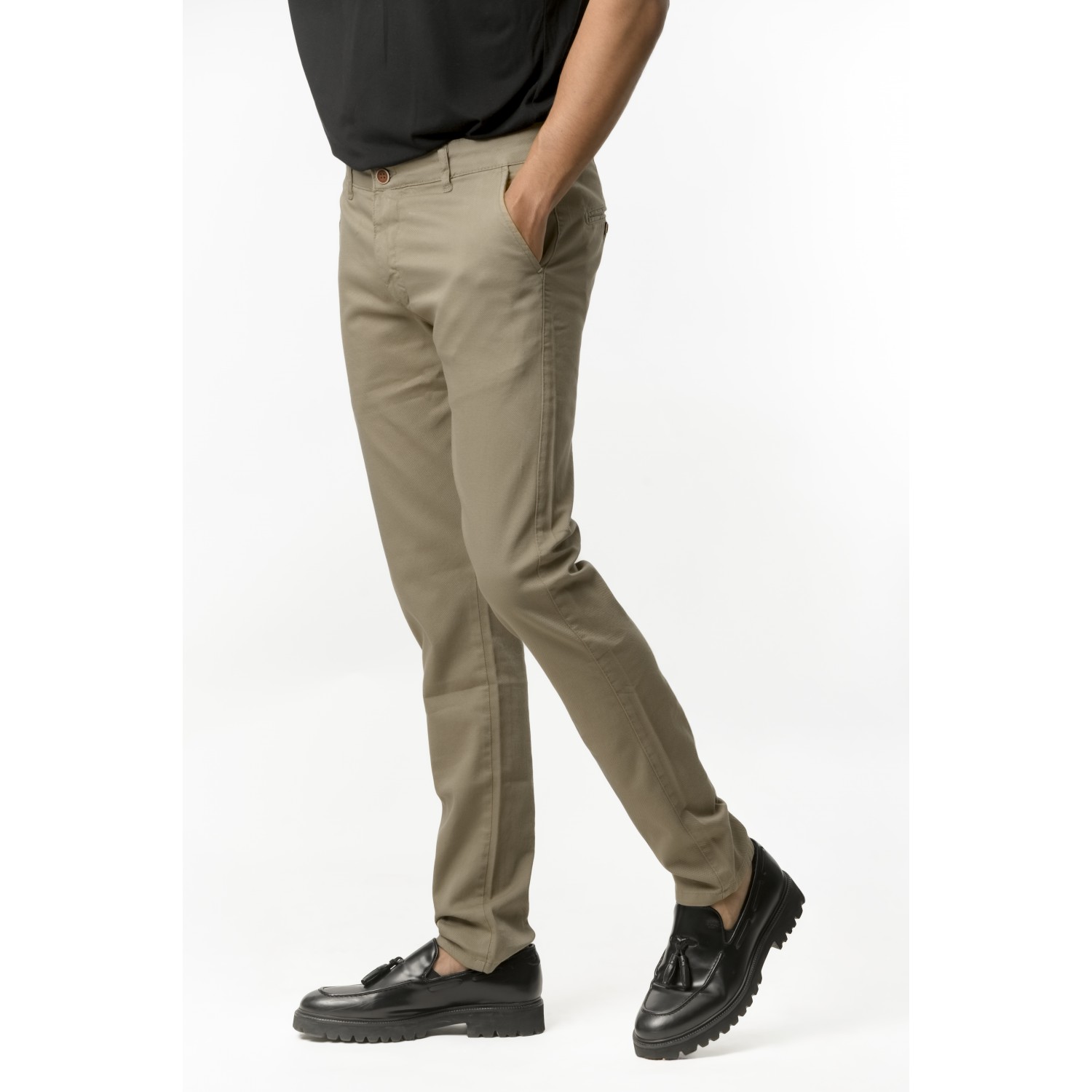 Life Style Butiken Ανδρικό Υφασμάτινο Παντελόνι Chinos LS1250 Μπέζ