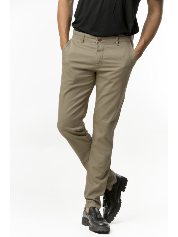 Life Style Butiken Ανδρικό Υφασμάτινο Παντελόνι Chinos LS1250 Μπέζ
