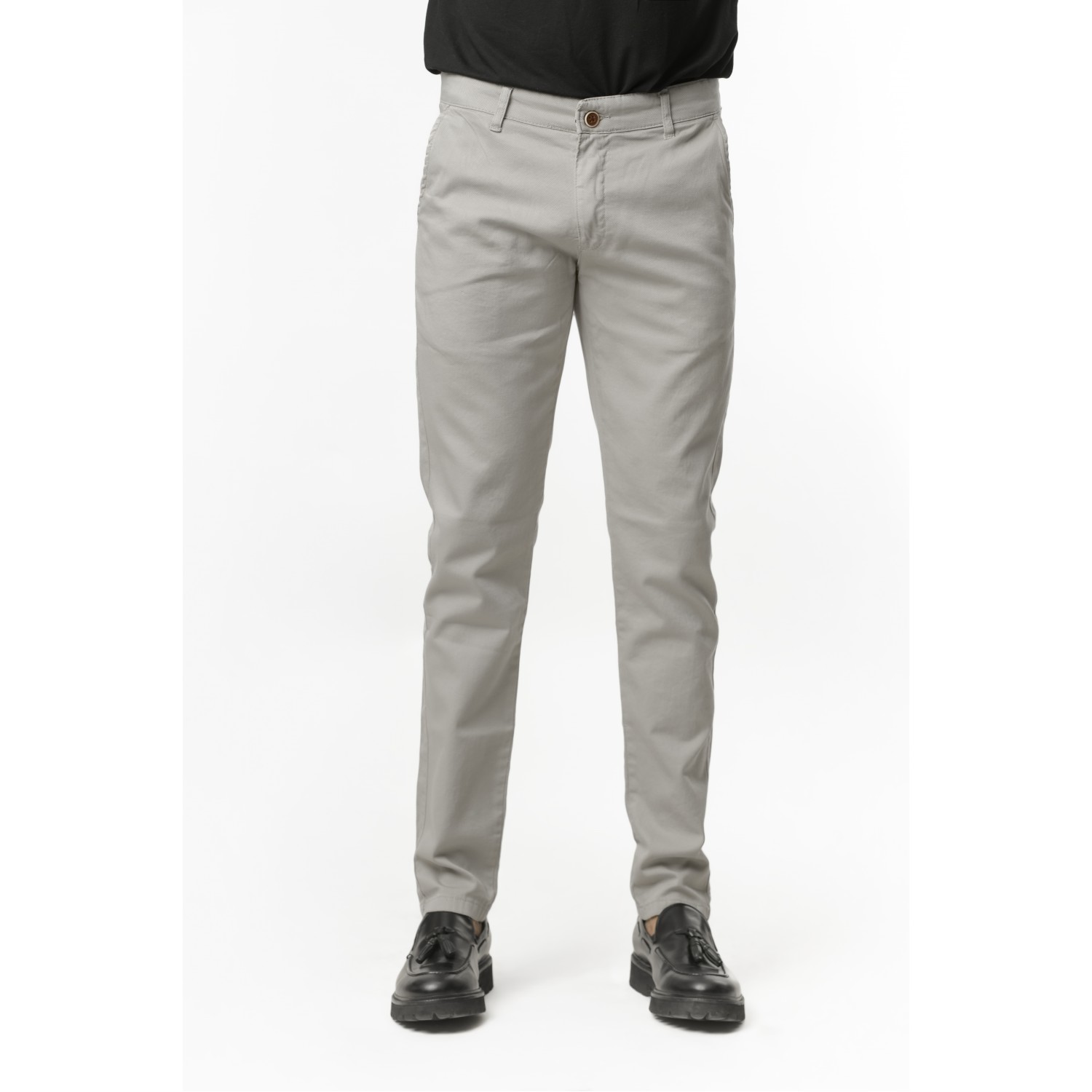 Life Style Butiken Ανδρικό Υφασμάτινο Παντελόνι Chinos LS1250 Γκρι