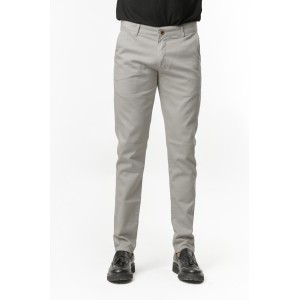 Life Style Butiken Ανδρικό Υφασμάτινο Παντελόνι Chinos LS1250 Γκρι