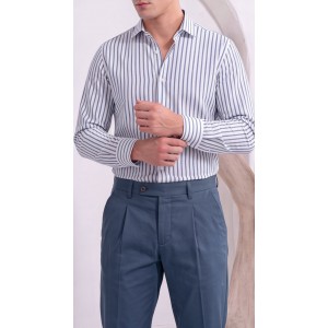Life Style Butiken Ανδρικό Υφασμάτινο Chino Παντελόνι με πιέτες  LS1126708194004 RAF Ανδρικά