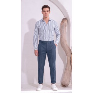 Life Style Butiken Ανδρικό Υφασμάτινο Chino Παντελόνι με πιέτες  LS1126708194004 RAF Ανδρικά