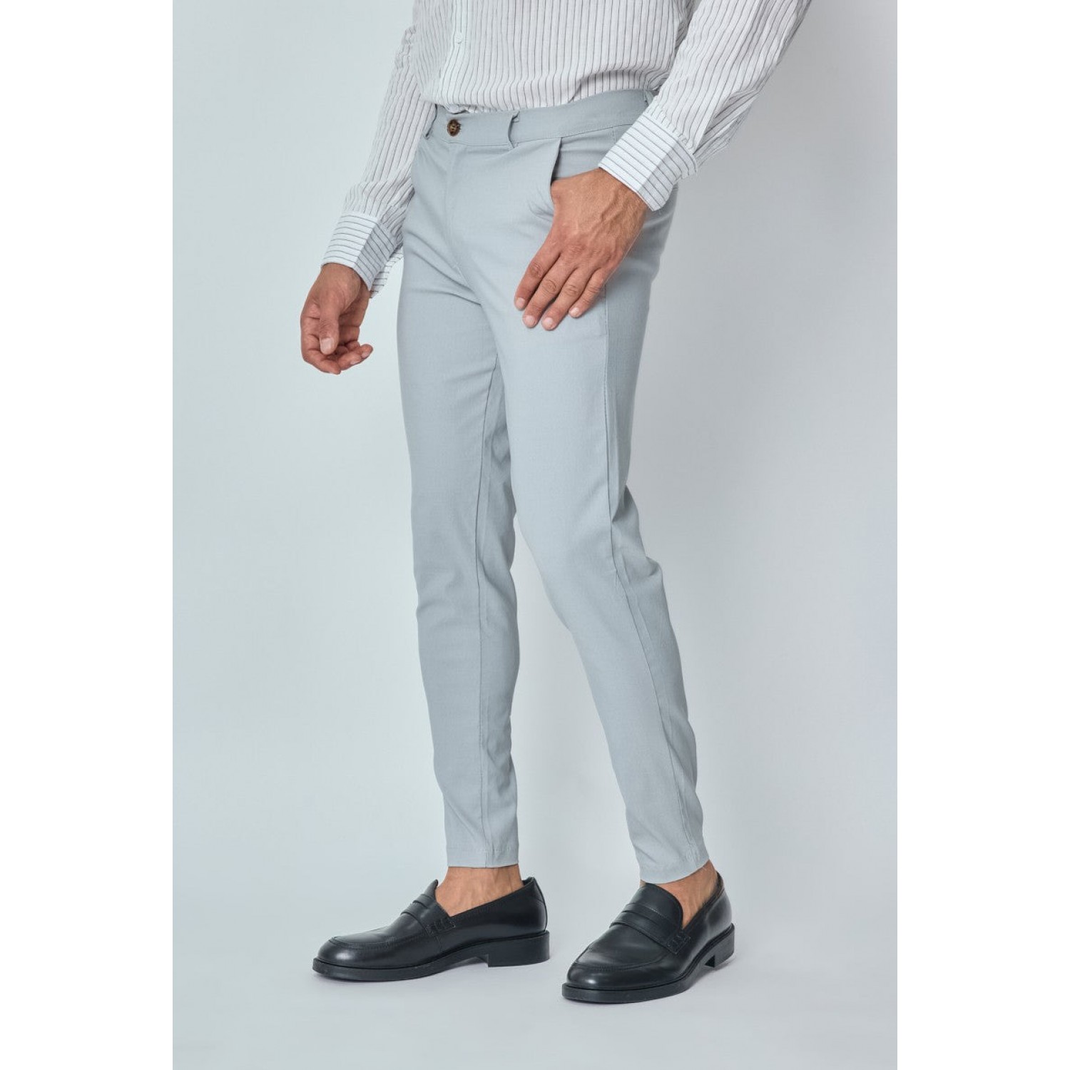 Life Style Butiken Ανδρικό Υφασμάτινο Παντελόνι LS11697 Γκρι