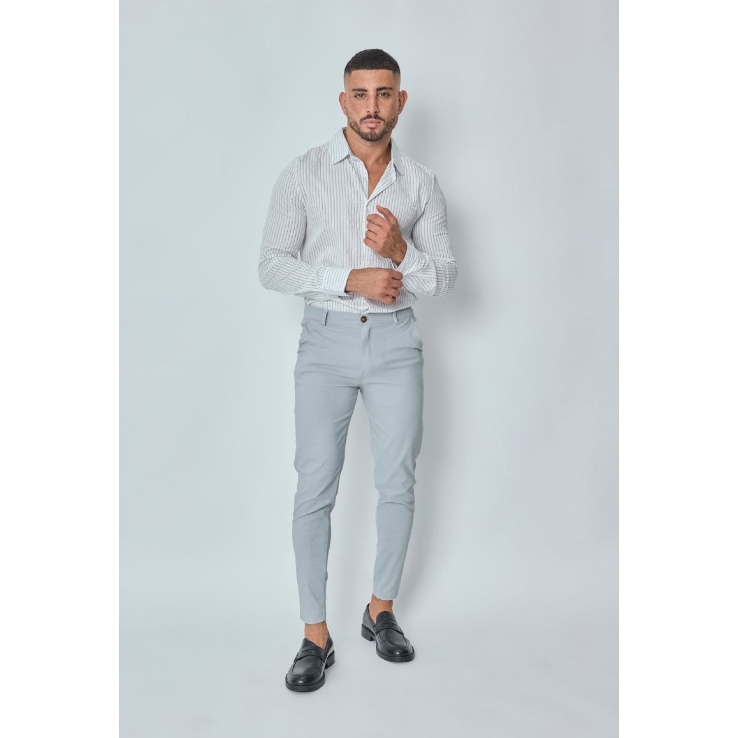 Life Style Butiken Ανδρικό Υφασμάτινο Παντελόνι LS11697 Γκρι
