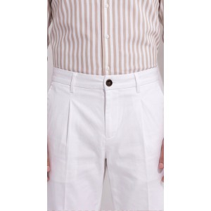 Life Style Butiken Ανδρικό Υφασμάτινο Chino Παντελόνι με πιέτες  LS1126708194000 WHITE Ανδρικά