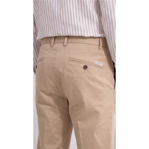 Life Style Butiken Ανδρικό Υφασμάτινο Chino Παντελόνι με πιέτες  LS1126708194004 BEIGE Ανδρικά