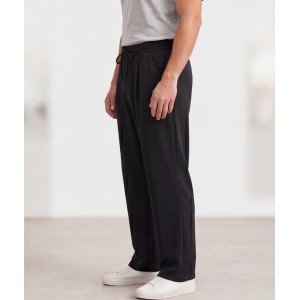 Life Style Butiken Ανδρικό Oversize Παντελόνi με πιέτες και λάστιχο με κορδόνια στη μέση LS12023 Black Ανδρικά