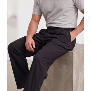 Life Style Butiken Ανδρικό Oversize Παντελόνi με πιέτες και λάστιχο με κορδόνια στη μέση LS12023 Black Ανδρικά
