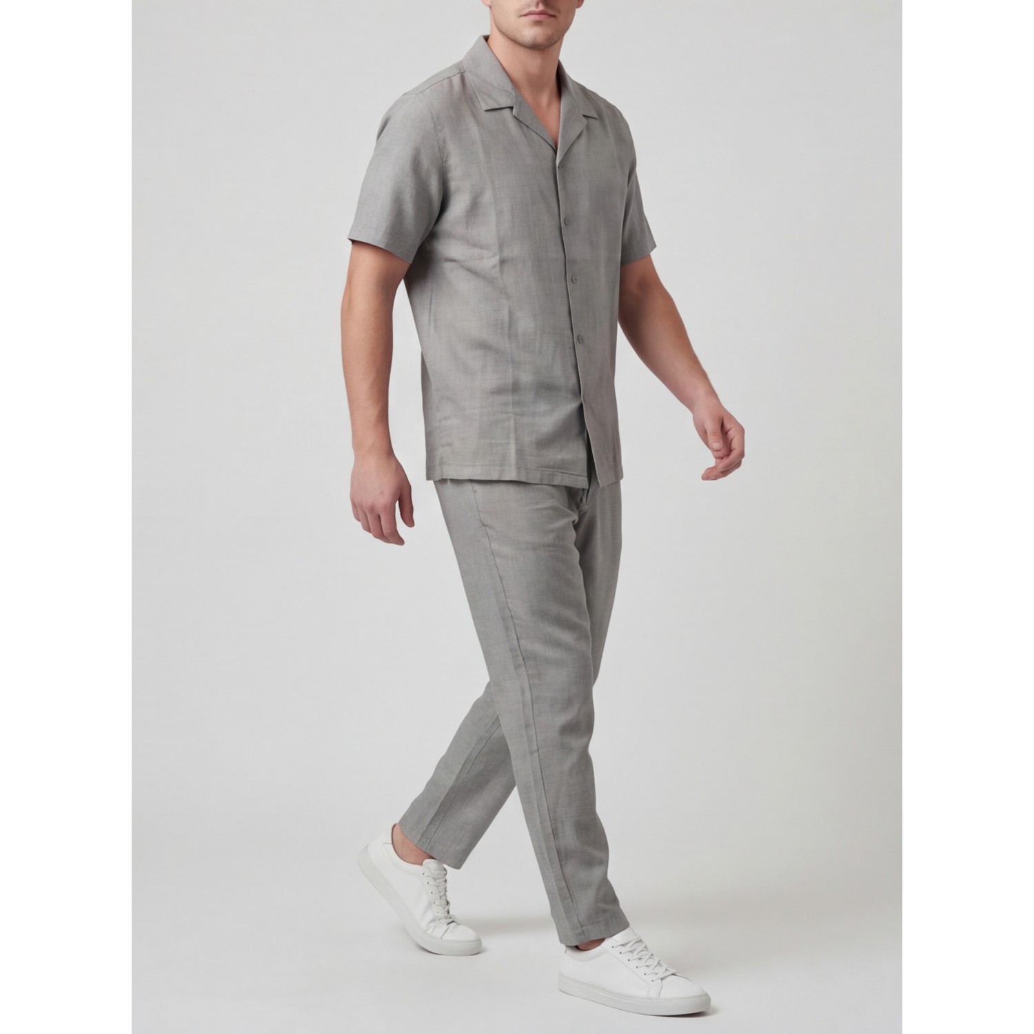 Life Style Butiken Ανδρικό Λινό Παντελόνι LS12648310 Olive Ανδρικά