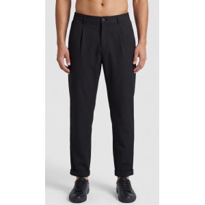 Life Style Butiken Ανδρικό Υφασμάτινο Παντελόνι με πιέτες LS1405 Black