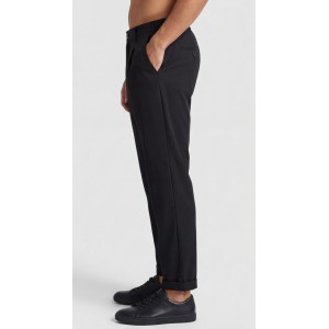 Life Style Butiken Ανδρικό Υφασμάτινο Παντελόνι με πιέτες LS1405 Black