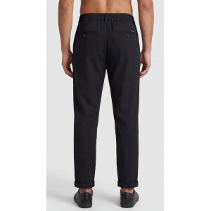 Life Style Butiken Ανδρικό Υφασμάτινο Παντελόνι με πιέτες LS1405 Black