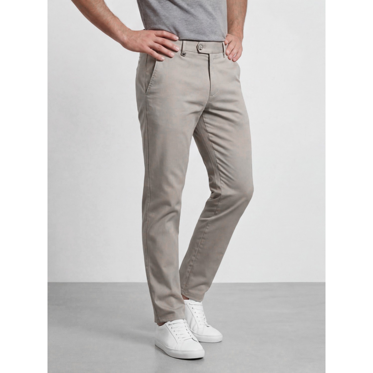 Life Style Butiken Ανδρικό Υφασμάτινο Παντελόνι LS14518 Άμμου