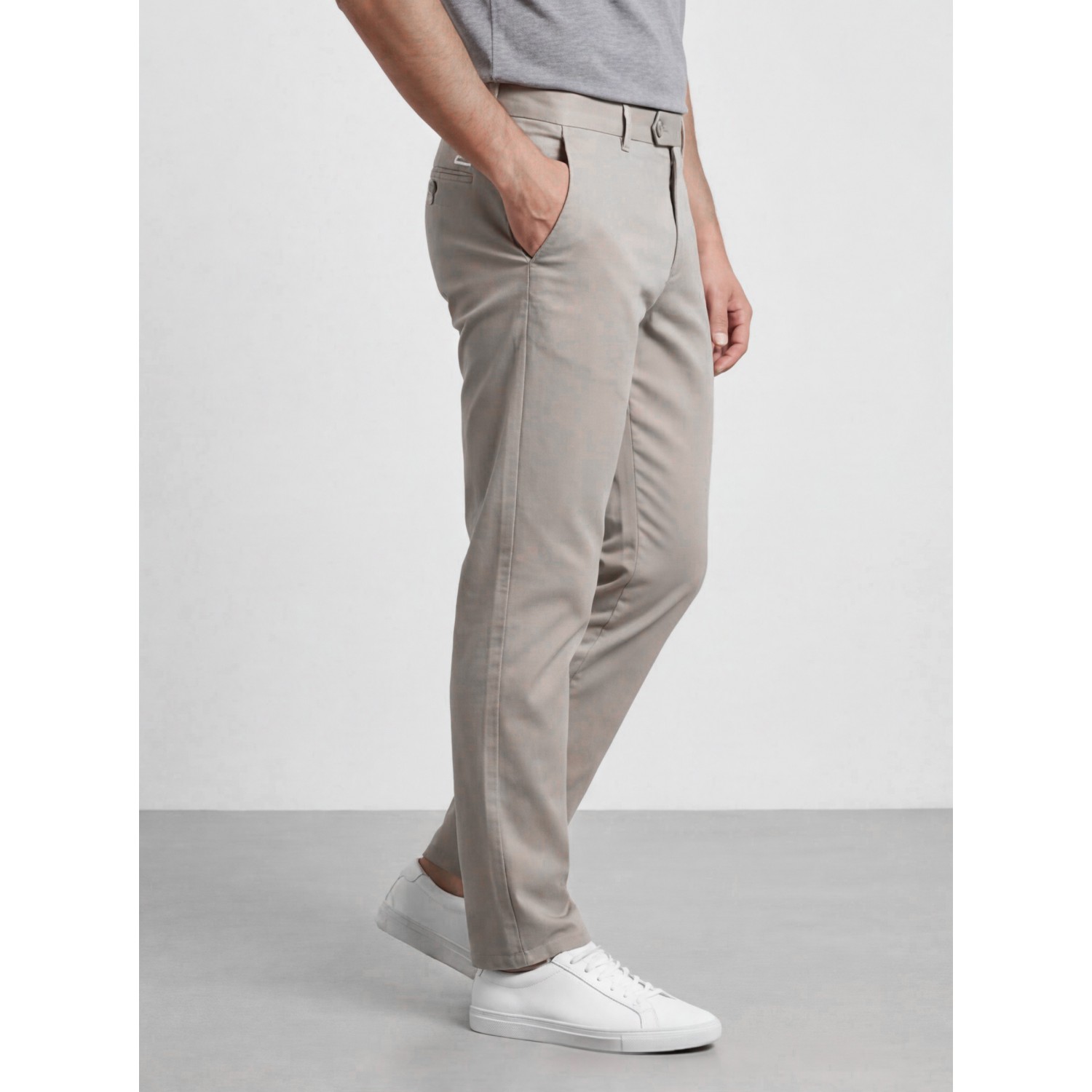 Life Style Butiken Ανδρικό Υφασμάτινο Παντελόνι LS14518 Άμμου