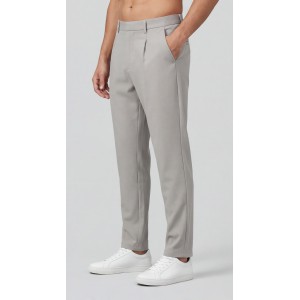 Life Style Butiken Ανδρικό Υφασμάτινο Παντελόνι με πιέτες LS14694-1 Γκρι