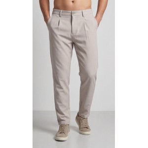 Life Style Butiken Ανδρικό Υφασμάτινο Παντελόνι με πιέτες LS14694-1 'Αμμου