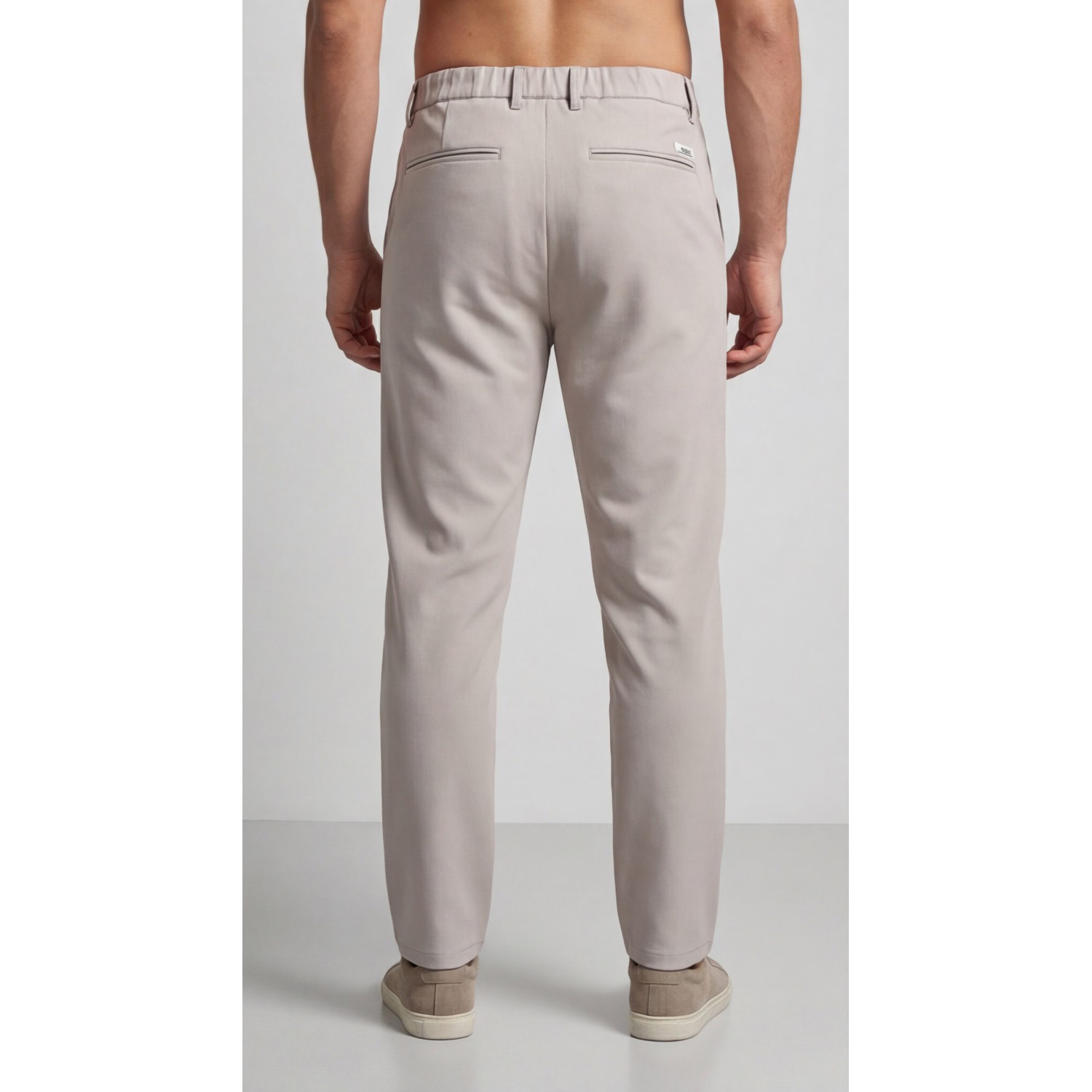 Life Style Butiken Ανδρικό Υφασμάτινο Παντελόνι με πιέτες LS14694-1 'Αμμου