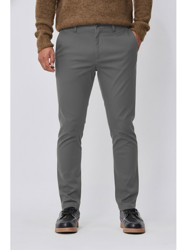 Life Style Butiken Ανδρικό Υφασμάτινο Παντελόνι Chinos LS12526 Λαδί
