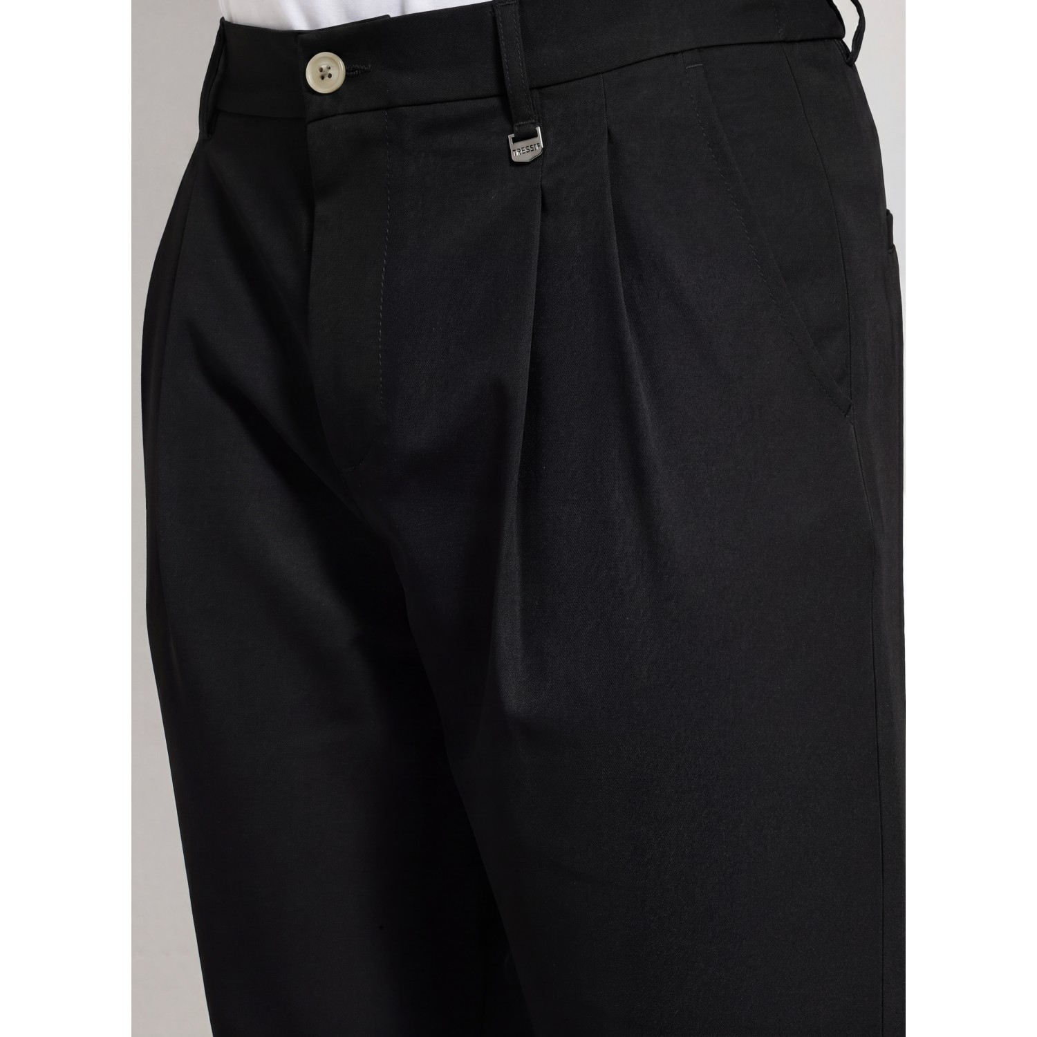 Life Style Butiken Ανδρικό Παντελόνι με Λάστιχο στη Μέση LS14708 Black