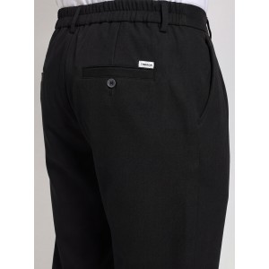Life Style Butiken Ανδρικό Παντελόνι με Λάστιχο στη Μέση LS14708 Black