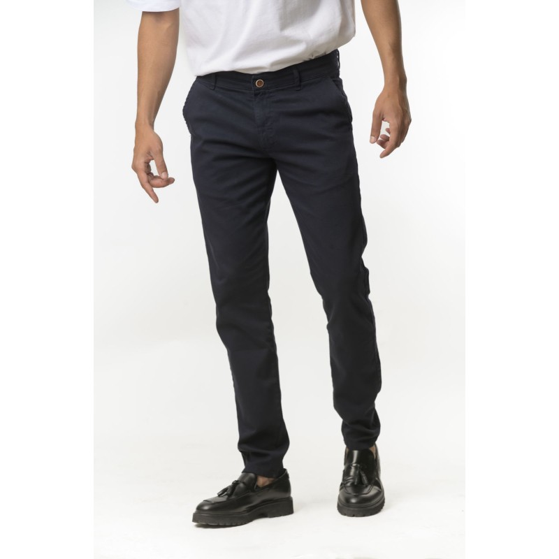 Life Style Butiken Ανδρικό Υφασμάτινο Παντελόνι Chinos LS1250 Navy