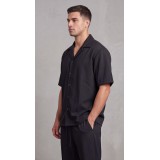 Life Style Butiken Ανδρικό Κοντομάνικο Πουκάμισο LS12011 Black 8